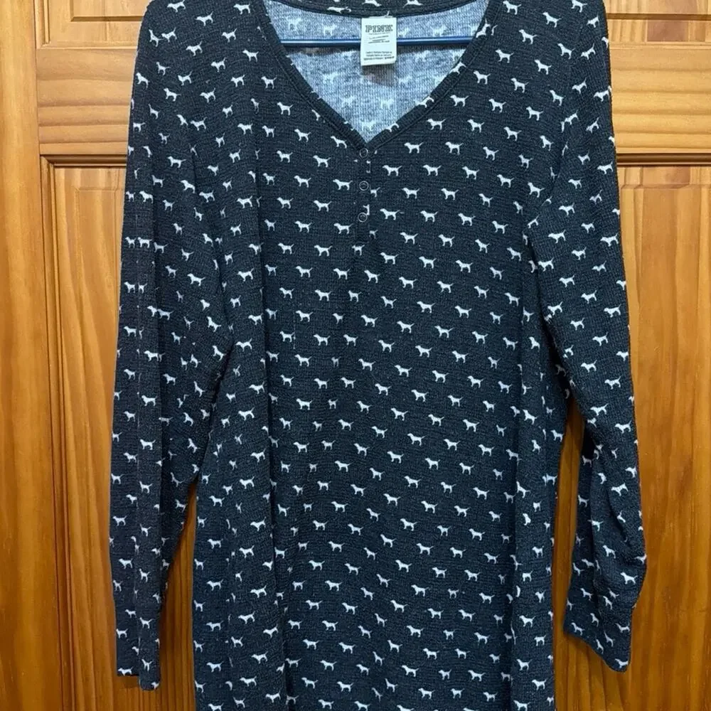 Vintage Victoria Secret Sleepwear nighty Sparkling accents Size L